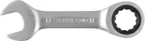 Гаечный ключ комбинированный трещоточный короткий Thorvik CSRW17 (17 мм)